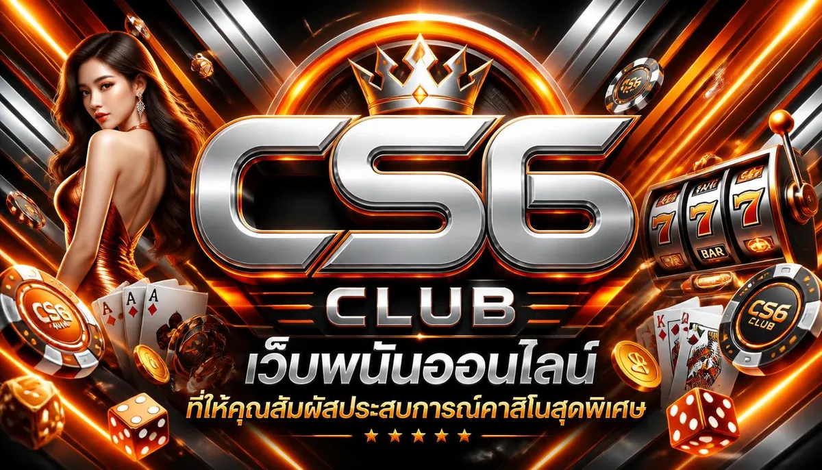 cs6club เว็บพนันออนไลน์ที่ให้คุณสัมผัสประสบการณ์คาสิโนสุดพิเศษ